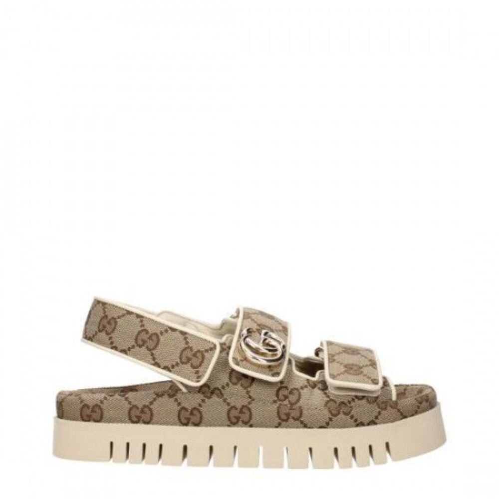 Double Canvas Sandals